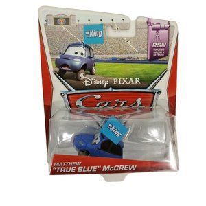 Disney Pixar Cars Matthew True Blue Mccrew Rsn Series King Racing Sport Diecast